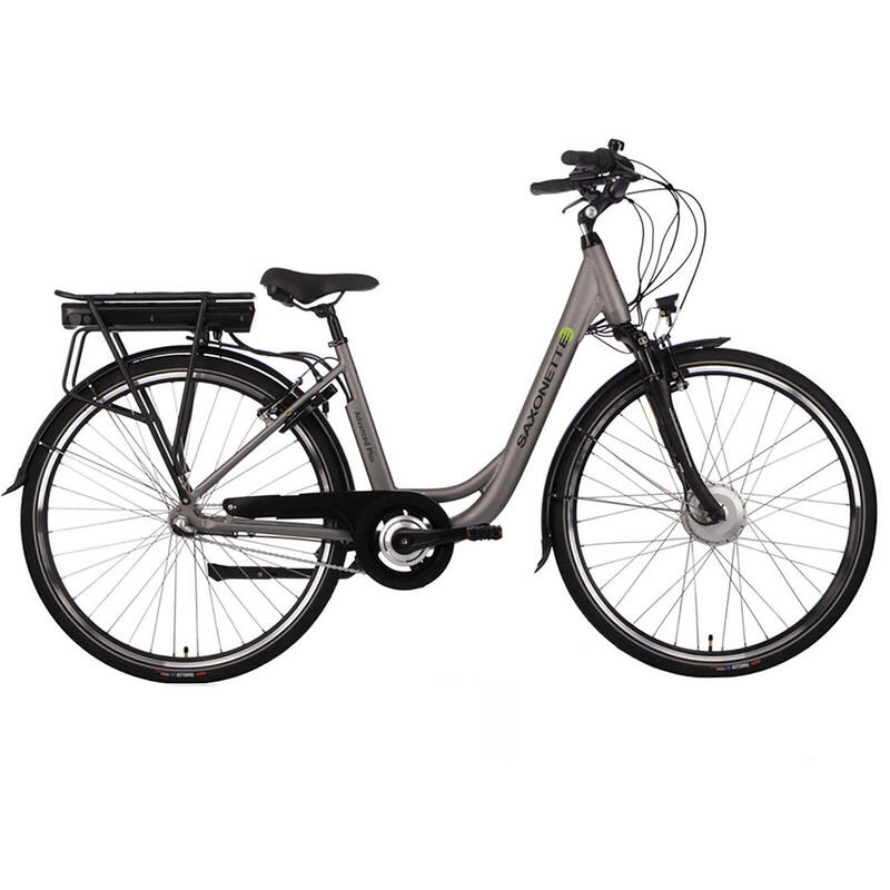 Vélo Ville Saxonette Advanced Plus 28'' 374Wh Shimano Nexus 3 vit WaveSilver
